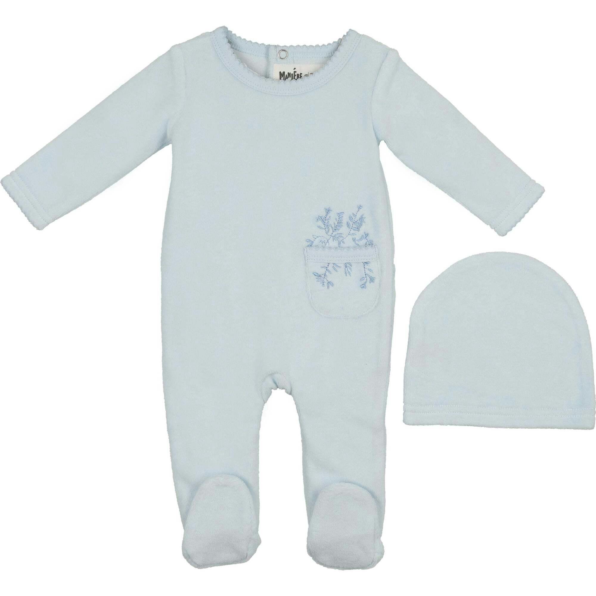 Velour Pocket Footie