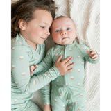Modal Pajama Set, Seafoam Floral