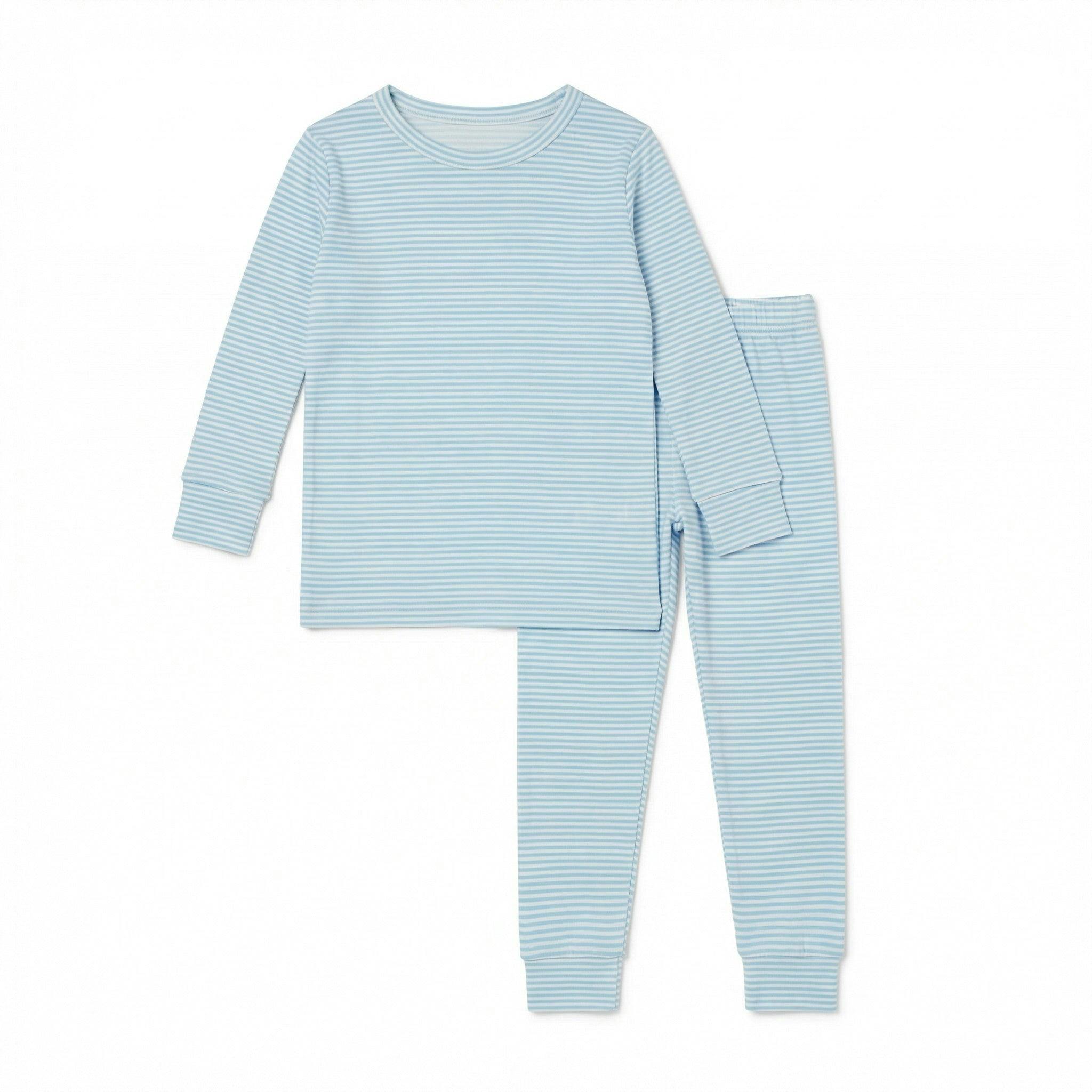 Seaside Stripe Bamboo Toddler Pajama Set