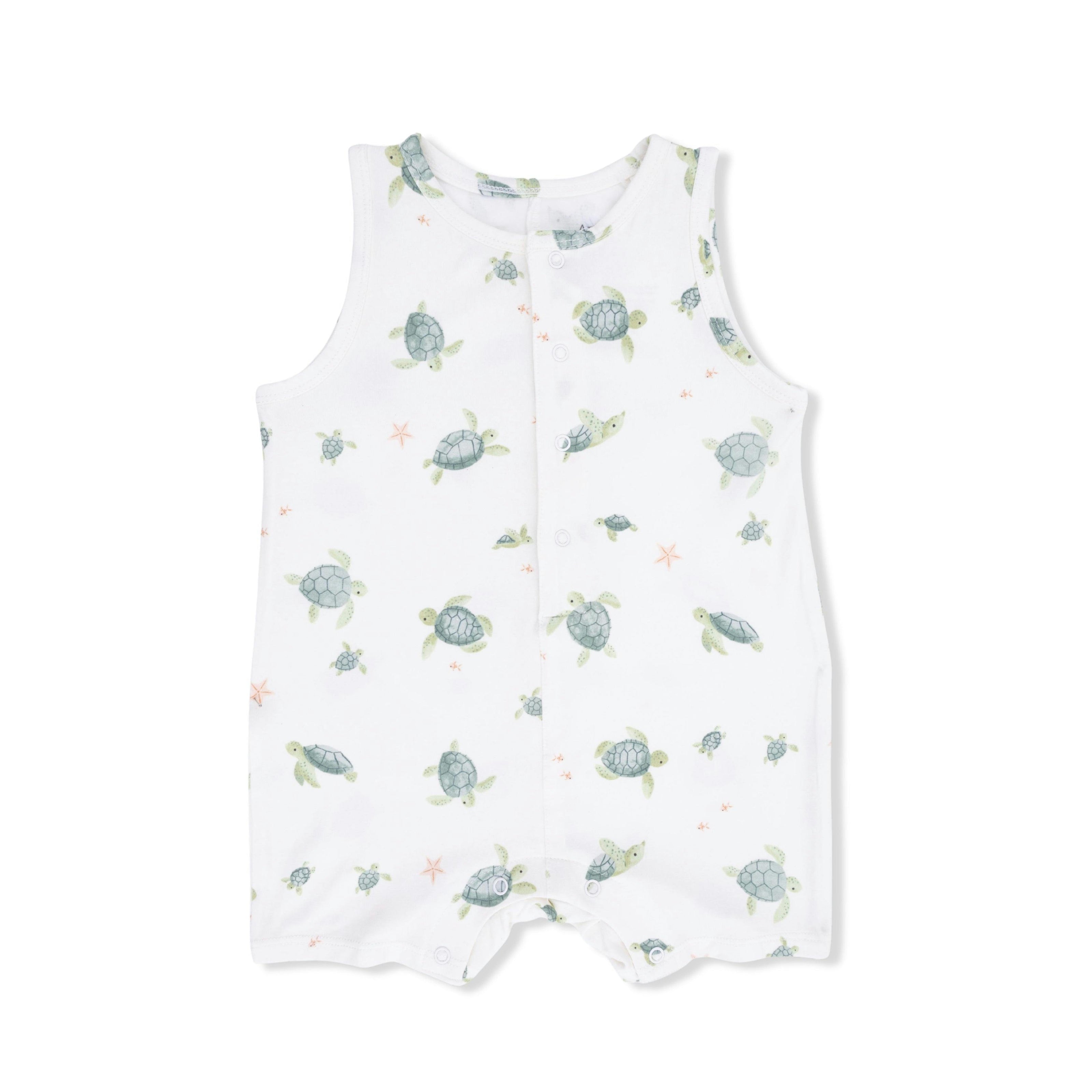 Sea Turtles - Sleeveless Shortie Romper