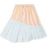 Organic Soccer Skirt in Creamsicle Stripe