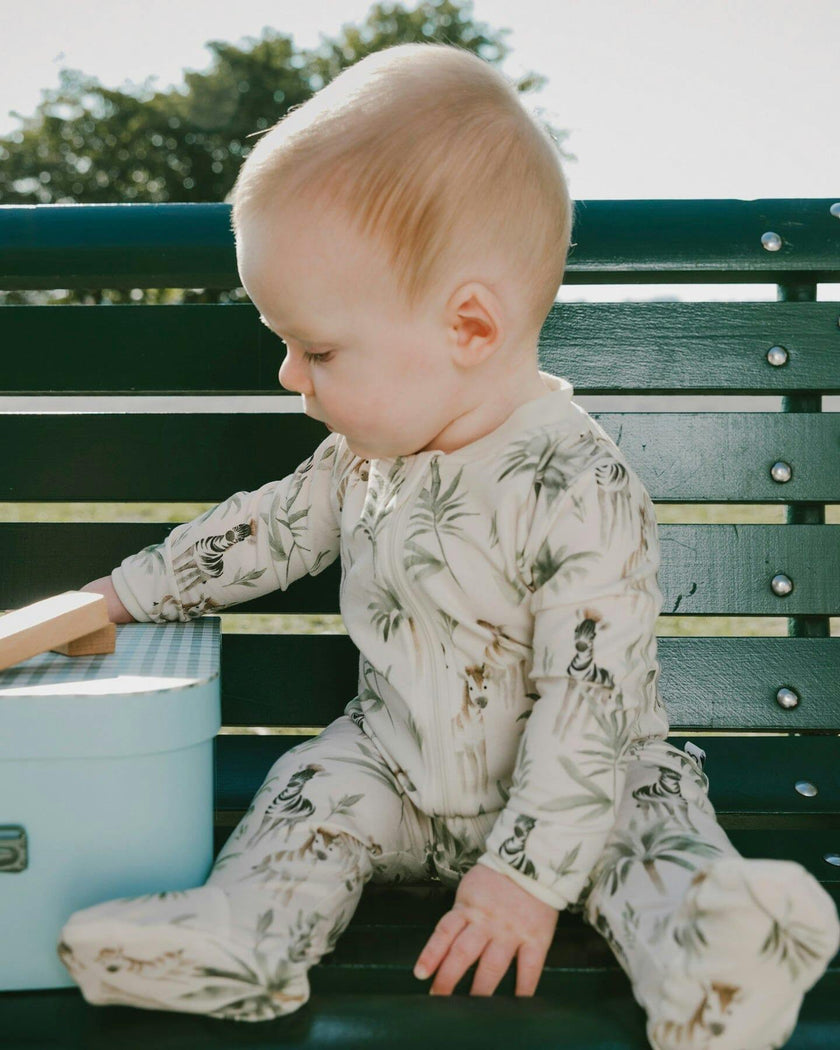 Baby Organic Cotton Jersey One-Piece Pajamas