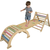Hazel | Pikler Triangle, Slide & Rocker Set