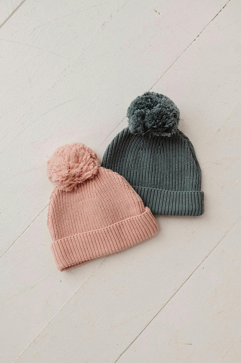Baby & Kid's Knit Pom Hat