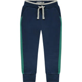 Contrast Side Panel Drawstring Sweatpants