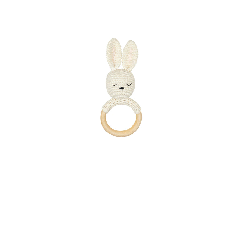 Crochet Rattle in Bunny