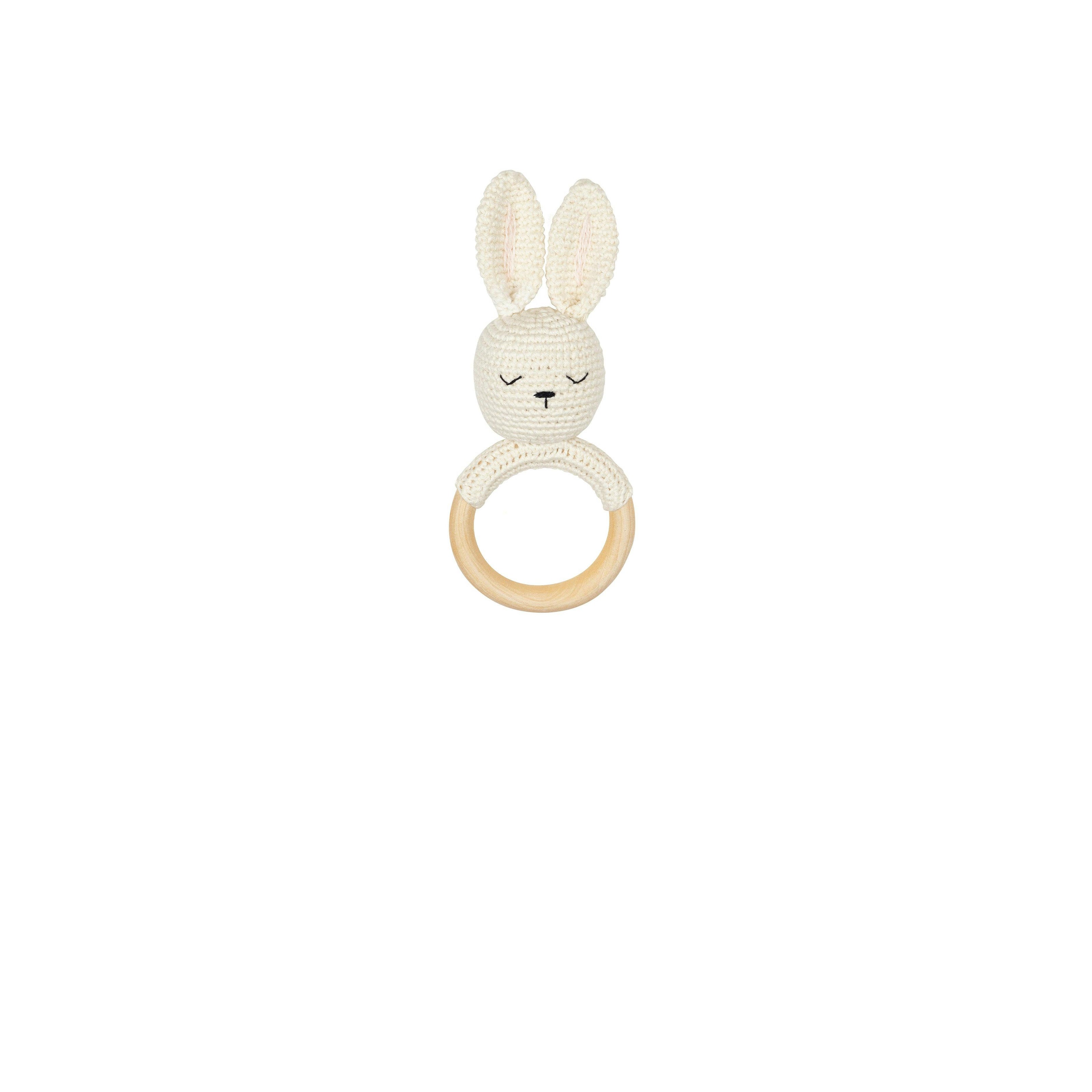 Crochet Rattle in Bunny