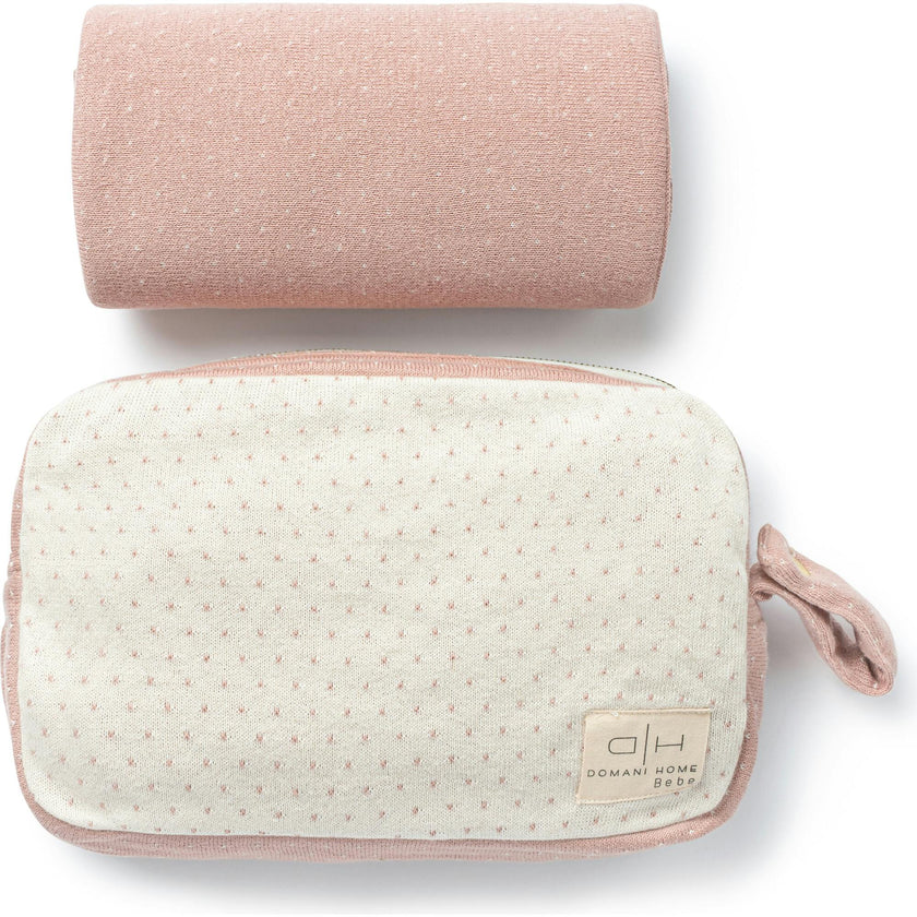 Dotty Blanket & Pouch Set