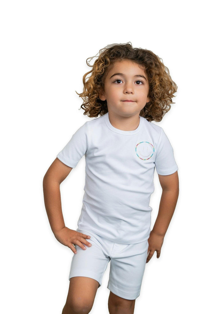 Smiley Embroidered T-Shirt