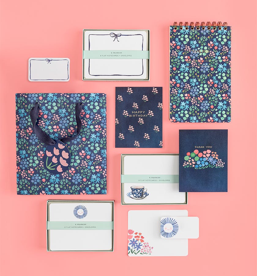 Set of 8 Flat Notecards