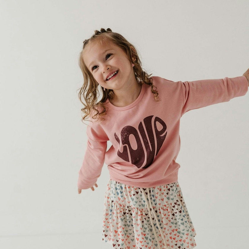 Girl's Drop-Shoulder Pullover