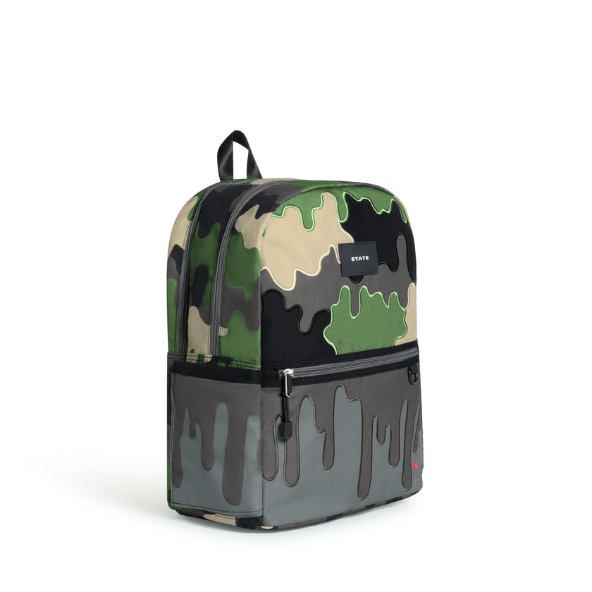 Kane Double Pocket Backpack, Camo Drip