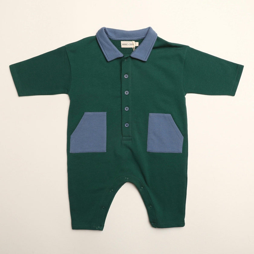 Scottie Romper in June Bug