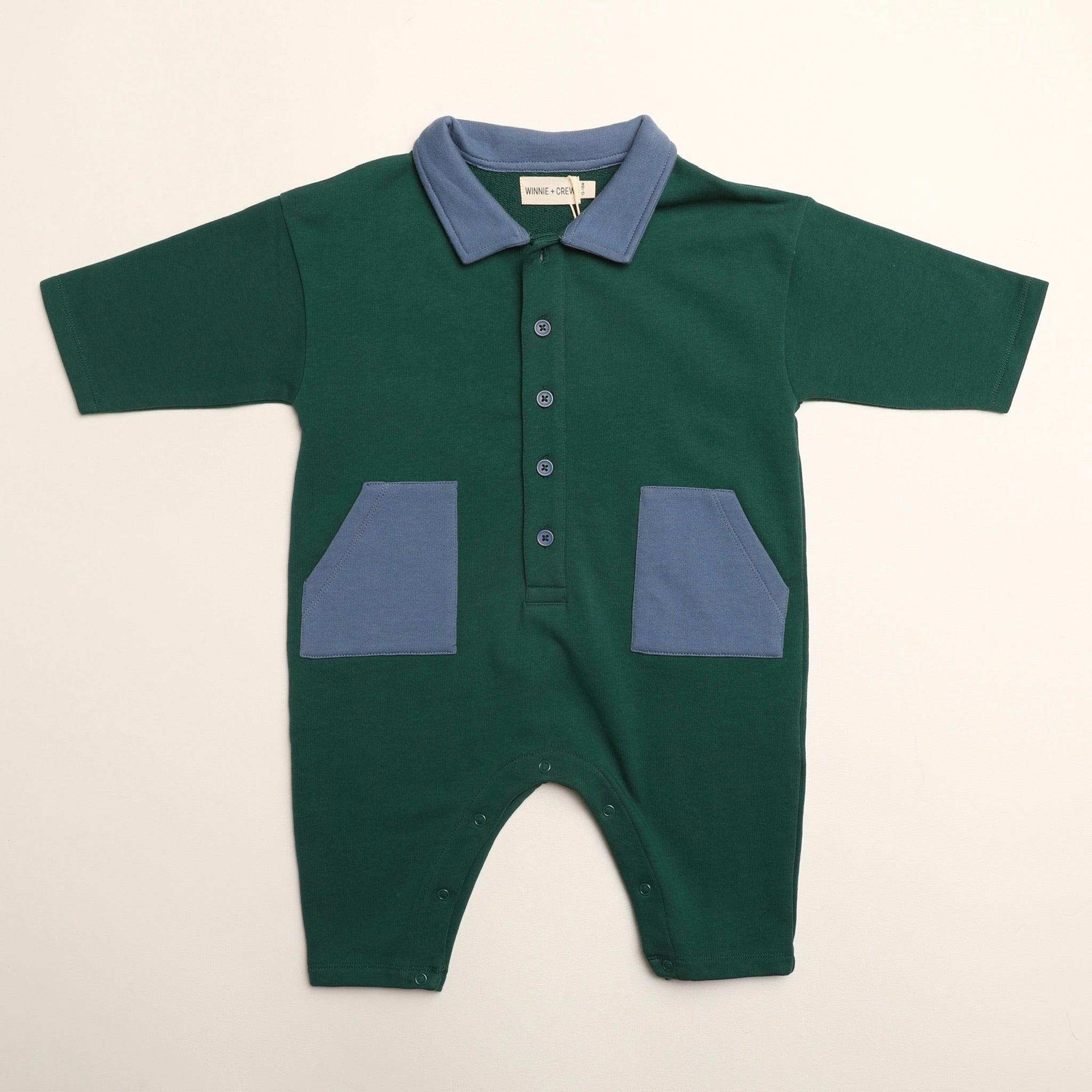 Scottie Romper in June Bug