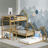 Casita House Twin Floor Bed