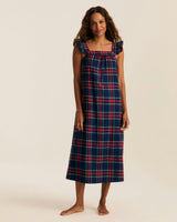 Women's Brushed Twill Clara Nightgown in Windsor Tartan