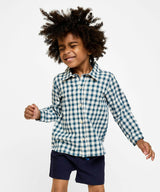 Jeffie Shirt, Blue Picnic Check