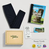 Moai Gift Box with Mystery Dot Kids Leggings, Book, and Activities