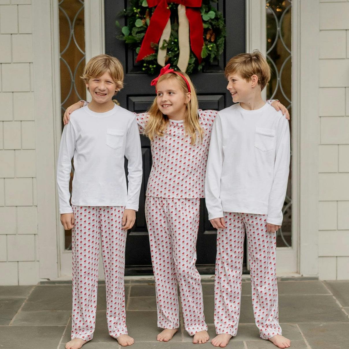 Millie Girls' Pant Set - Whimsical Santa