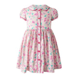 Bow Button-Front Dress