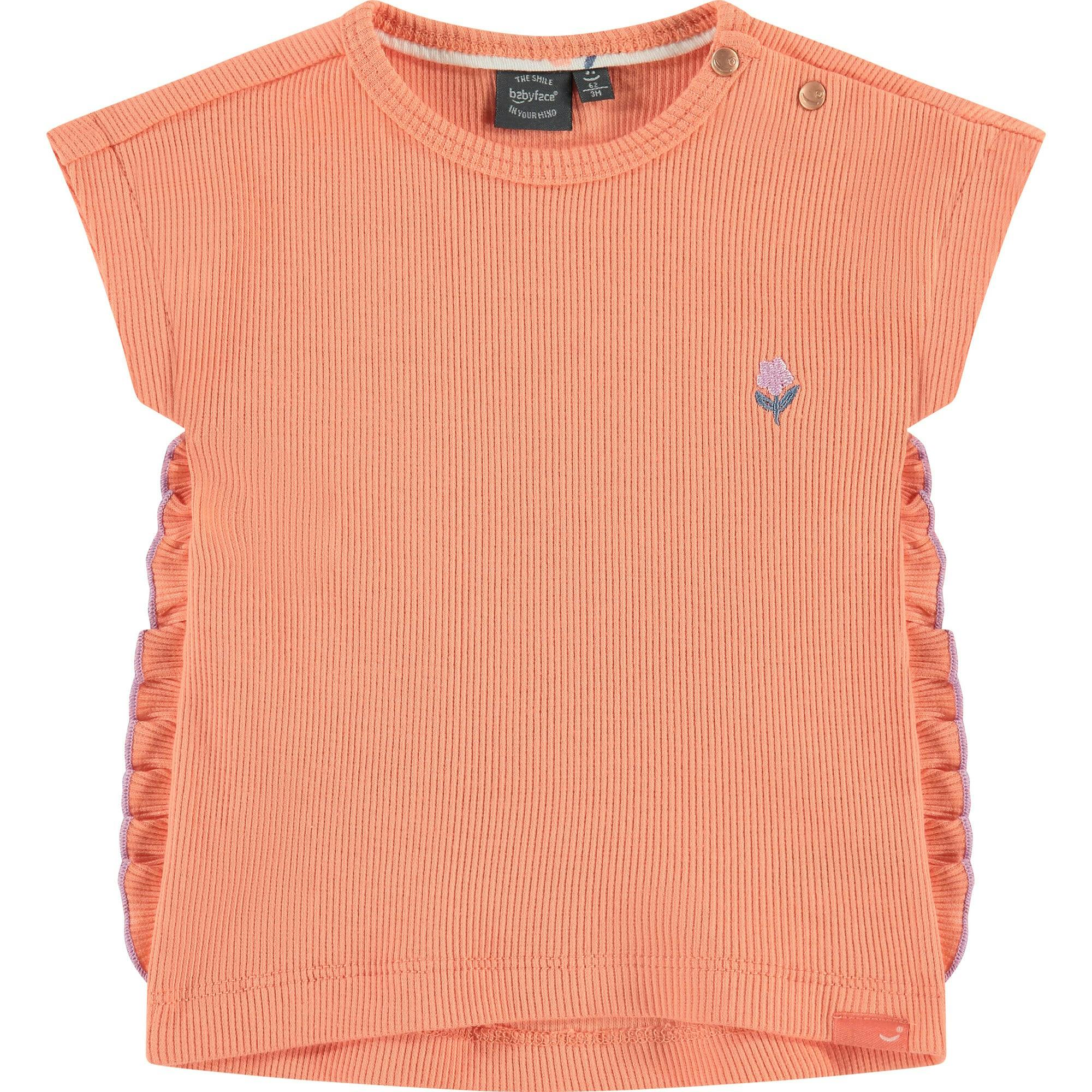 Ribbed Short Sleeve T-Shirt