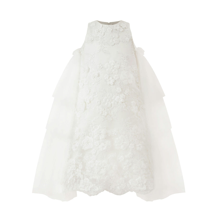 White Zeloria Formal Dress