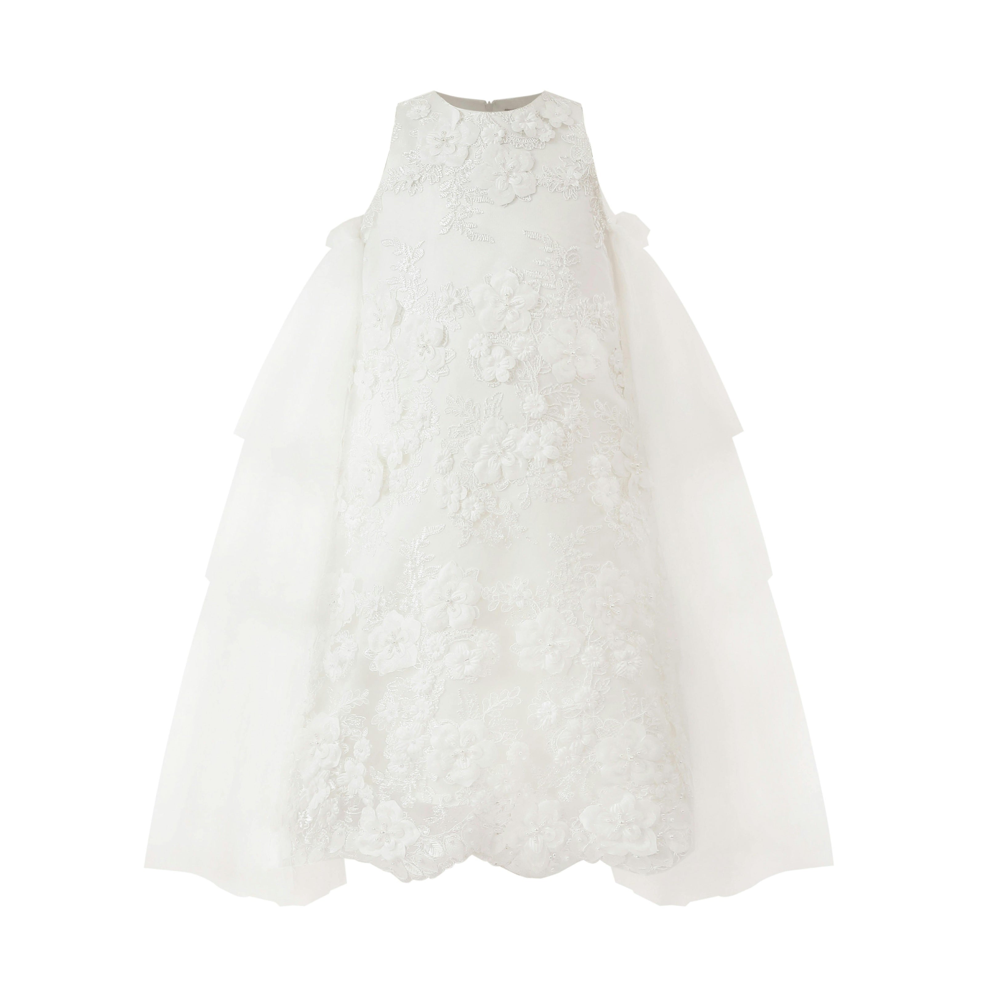 White Zeloria Formal Dress
