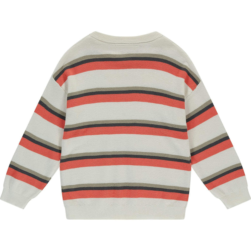 Pullover Multi Stripe Sweater