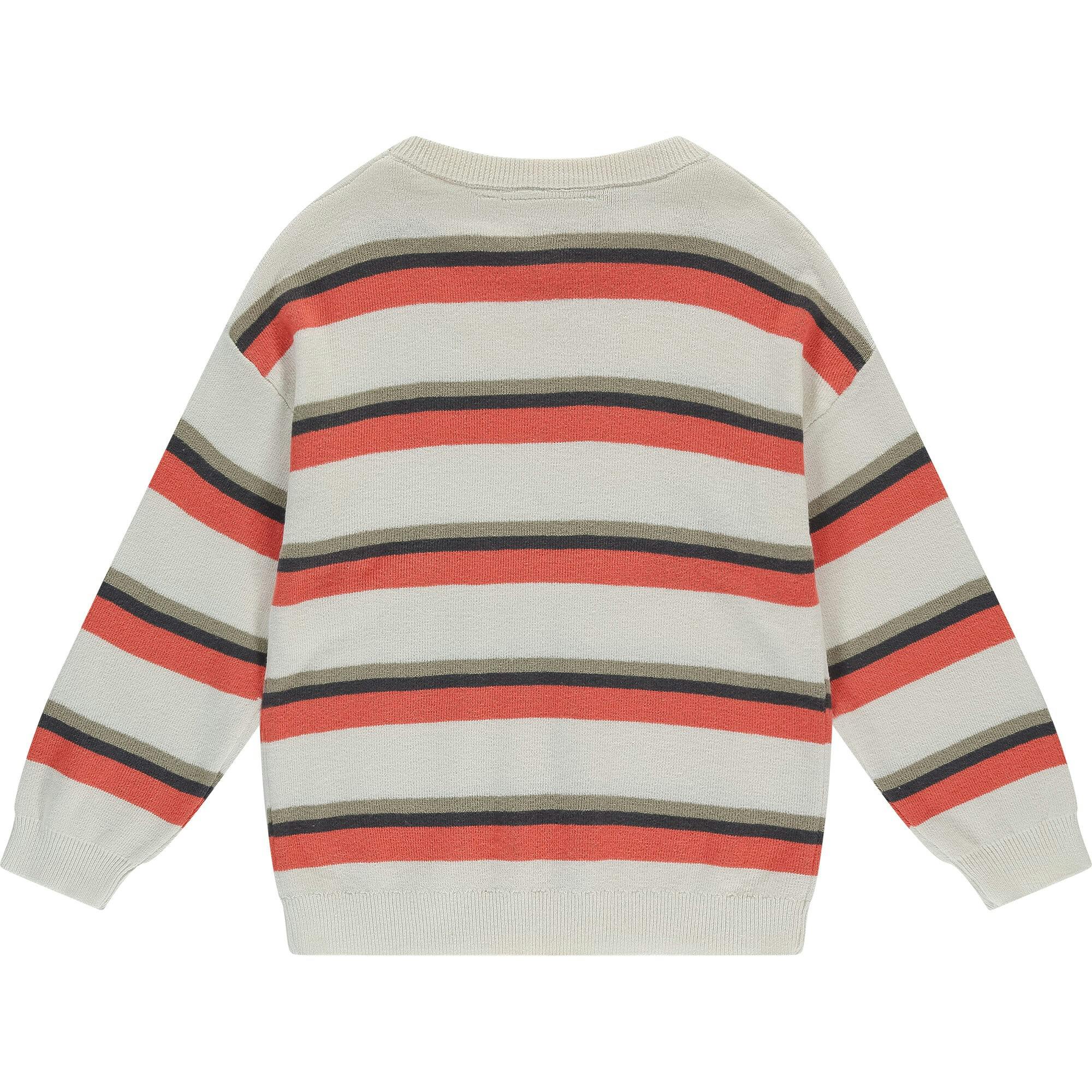 Pullover Multi Stripe Sweater