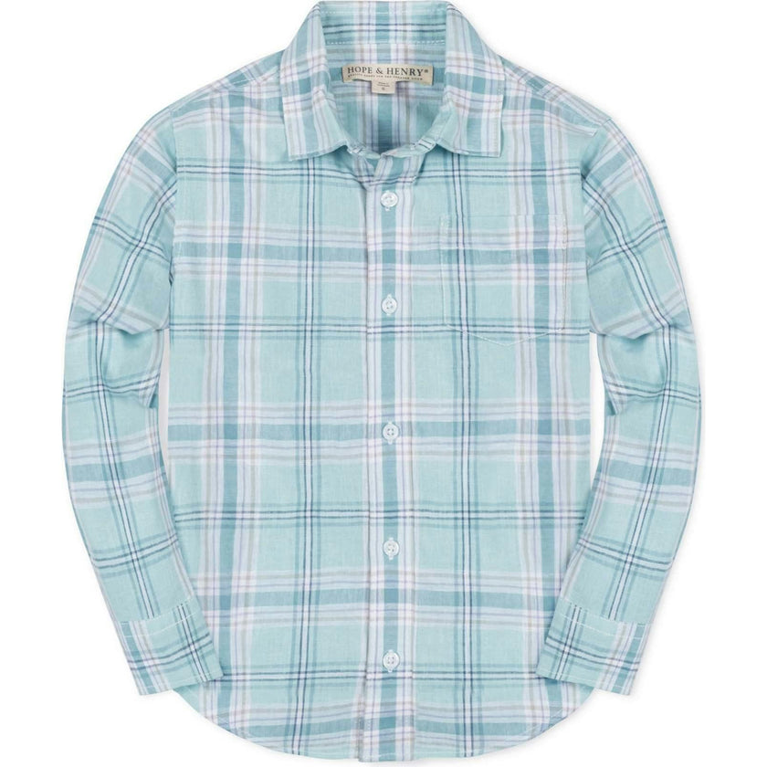 Linen Long Sleeve Button Down Shirt