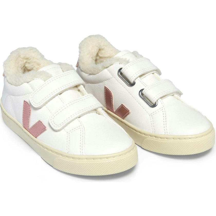 VEJA Esplar Winter Fleece Sneakers - Pearl Pink