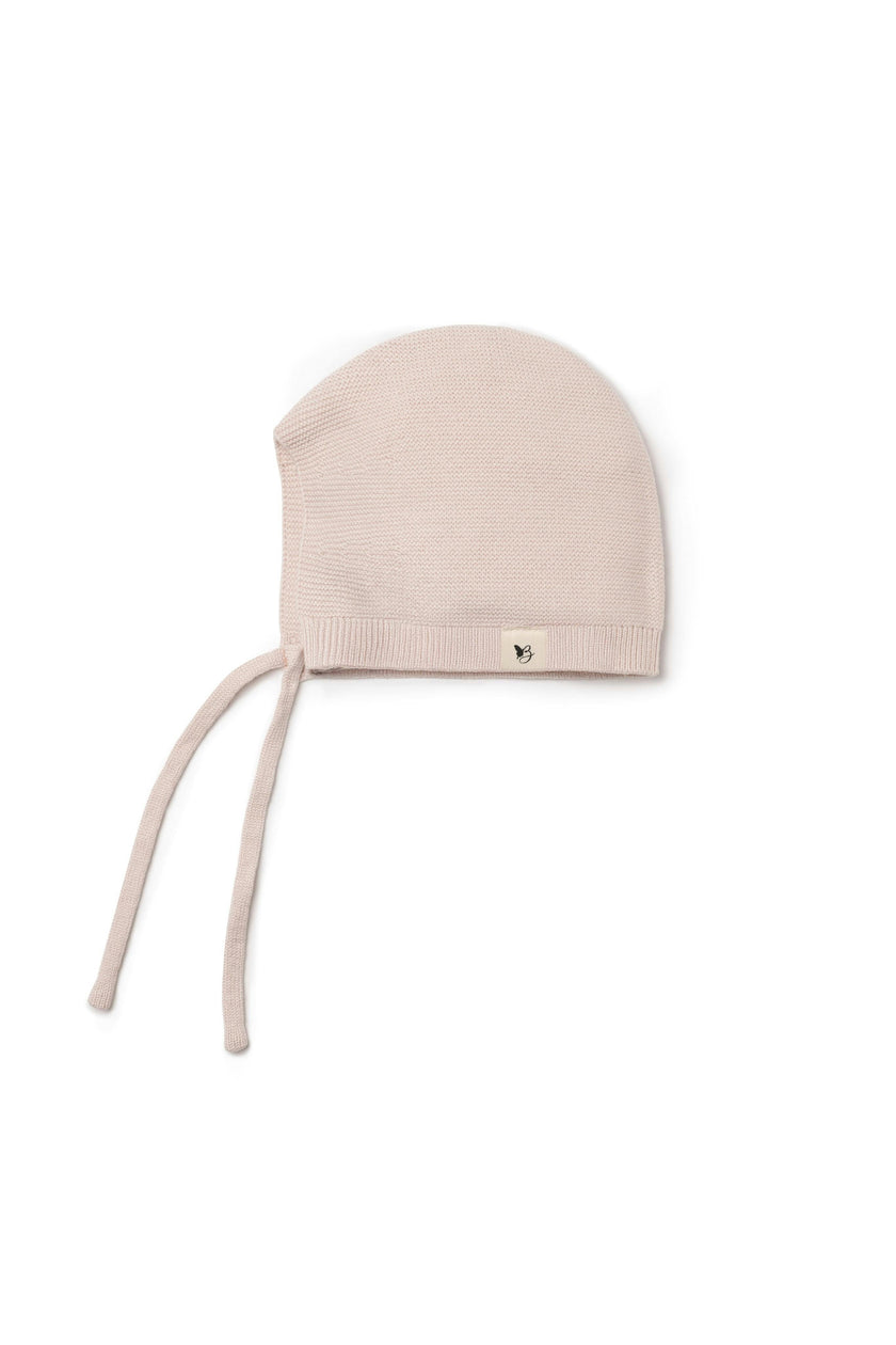 Cozy Acrylic Cotton Blend Knitted Bonnet