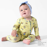 Teddy Picnic Bamboo Convertible Footie