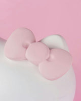Hello Kitty APPLE Matt White with Pastel Pink Apple 10in