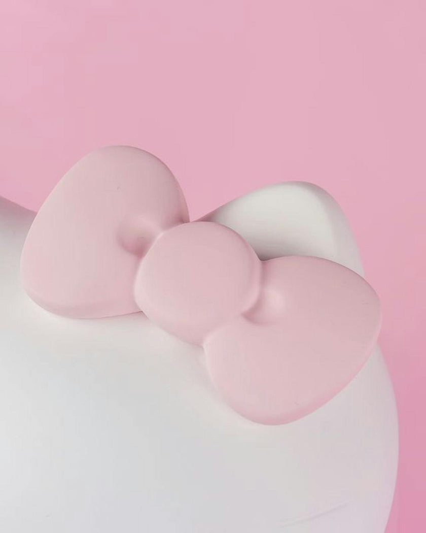 Hello Kitty APPLE Matt White with Pastel Pink Apple 10in
