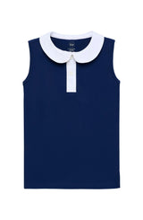 navy/white girly girl tank