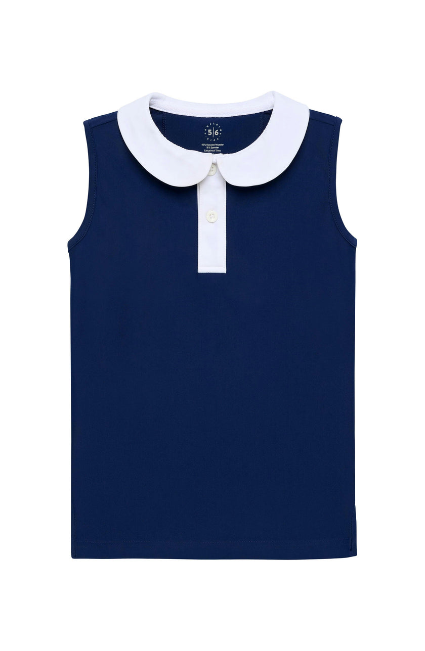 navy/white girly girl tank
