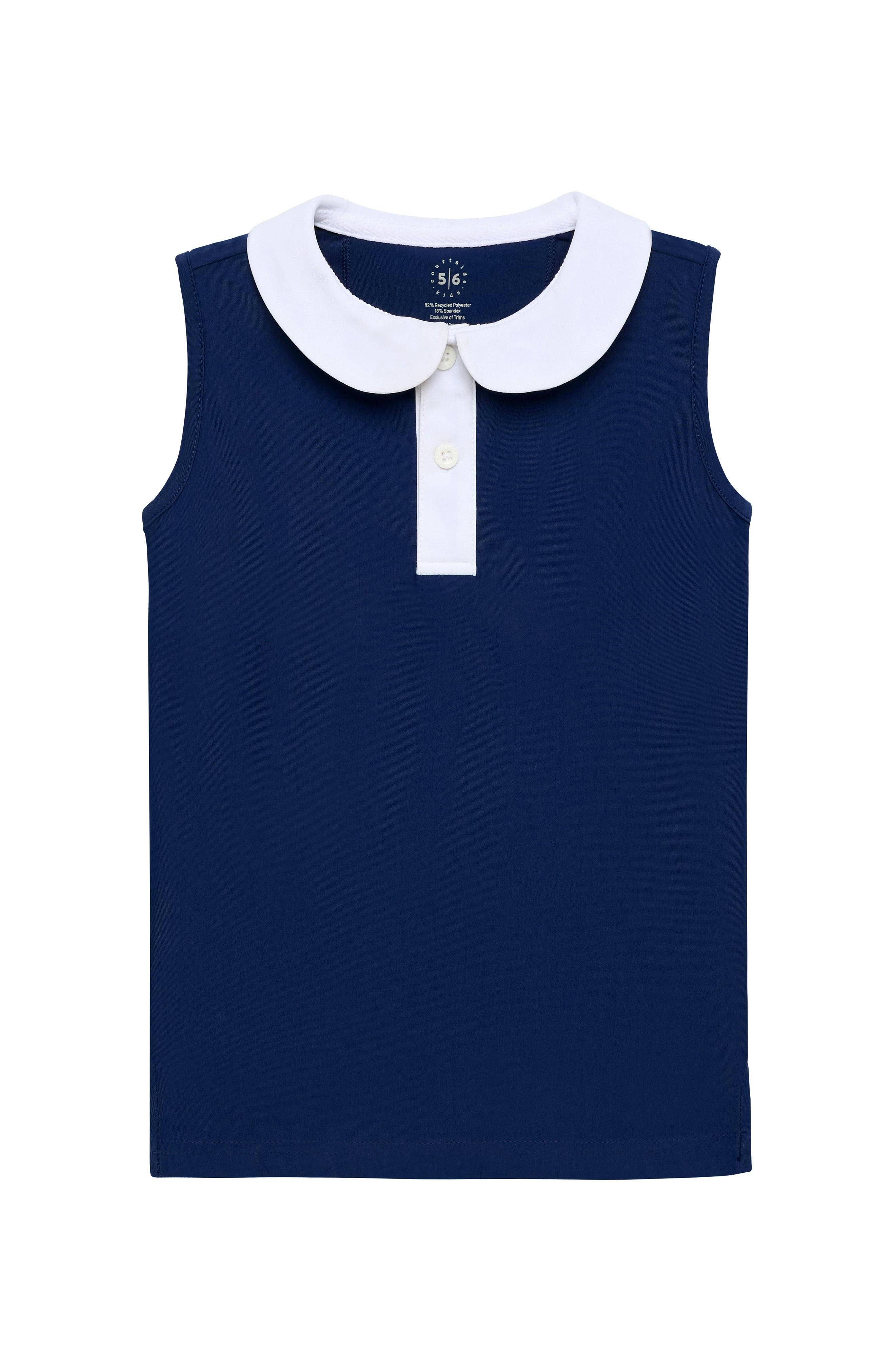 navy/white girly girl tank