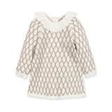 Organic Ruffle Collar Sweater Dress - Baby