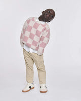 Boxy Sweater • Checkers Fuzzy