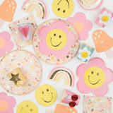 Happy Face Icons Dinner Plates