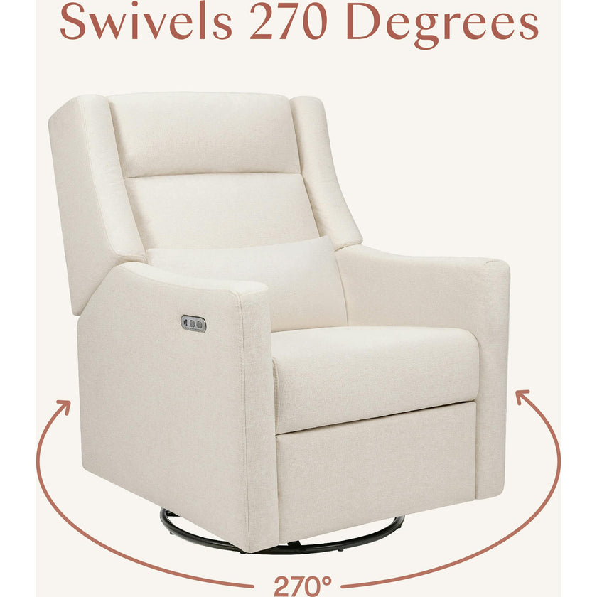 Kiwi Plus Power Recliner and Swivel Glider with Power Adjustable Headrest and USB Port