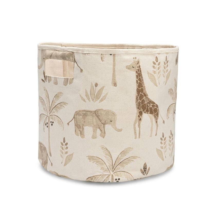 Kendi Safari Canvas Storage Bin