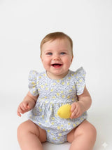 Lemons Pima Cotton Baby Bloomer w/ Cross Straps