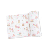 Easter Egg Hunt Pink - Swaddle Blanket