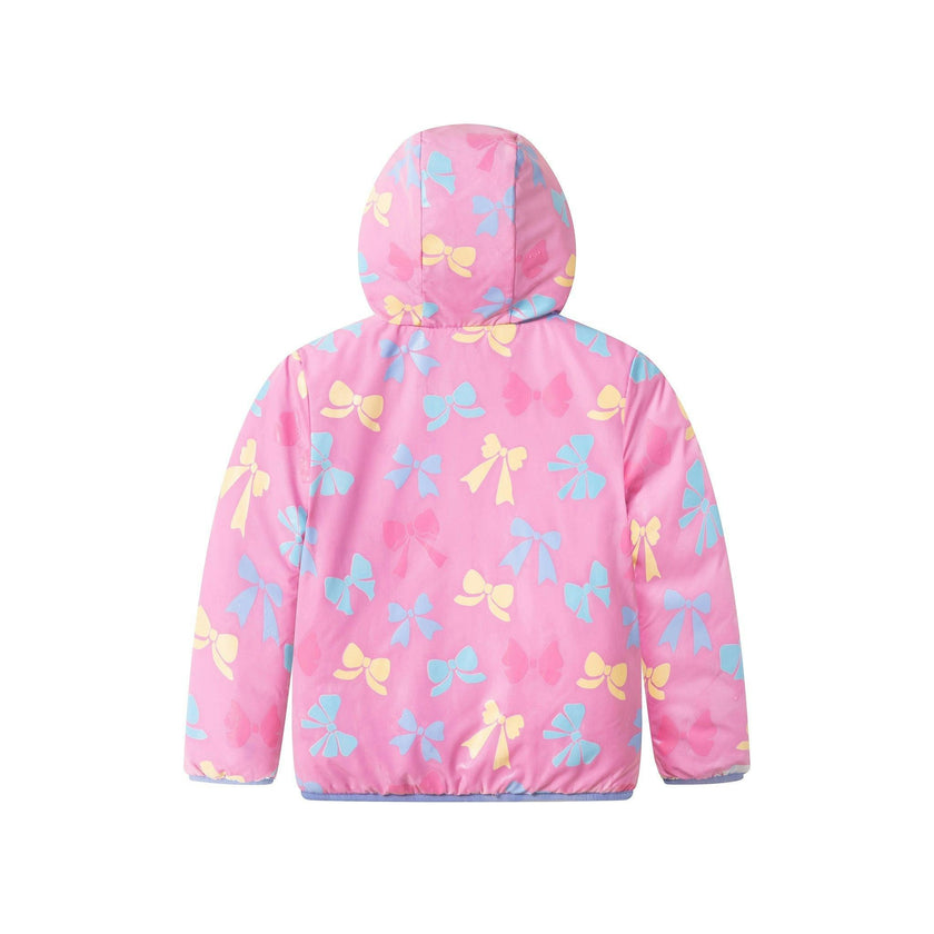 Reversible Color-Changing Puffer Jacket | Pink Bows