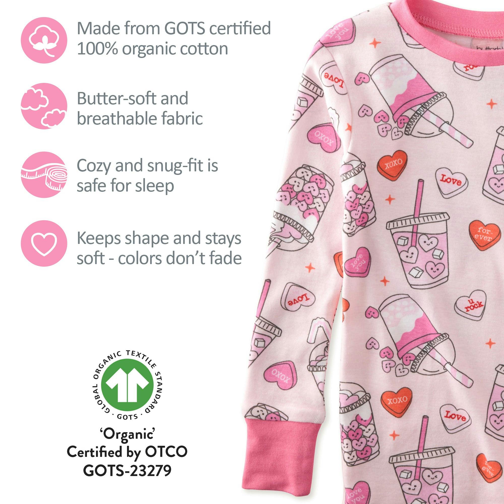 ZEN 2-Piece Toddler Girls Pajamas