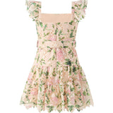 Leonora Embroidered Mini Dress