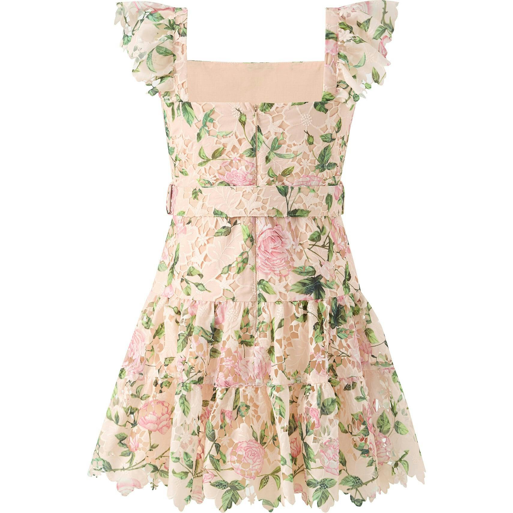 Leonora Embroidered Mini Dress