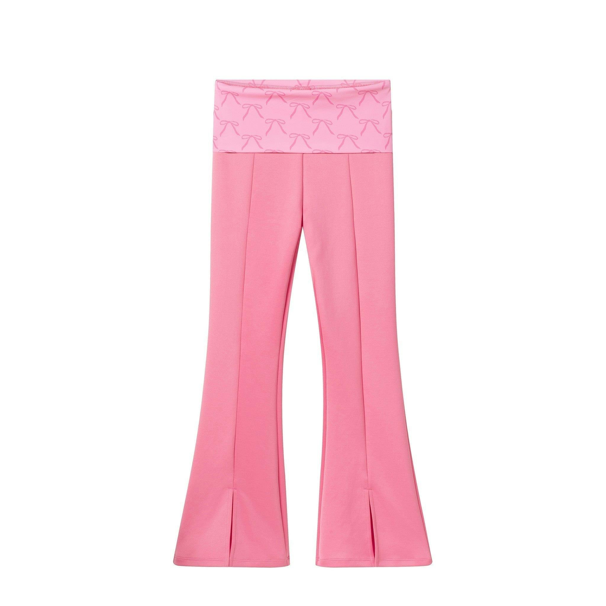 Tween Ponte Hoodie & Flare Leggings Set | Bubblegum Pink